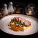 BRAISED BEEF TONGUE WITH BROWN BUTTER POLENTA